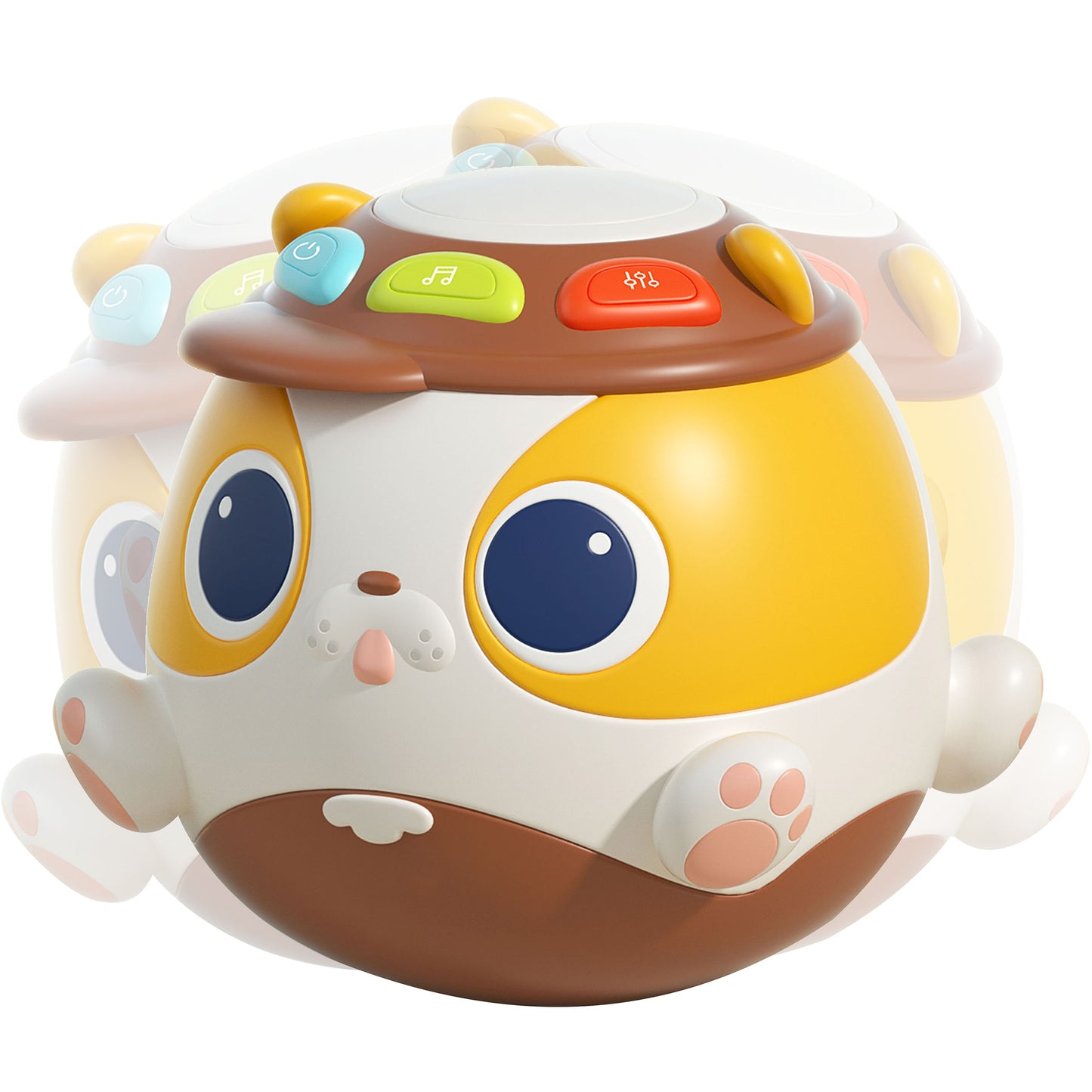 WOOPIE BABY interaktyvus muzikinis šuniukas kamuolys – vaizdas 2