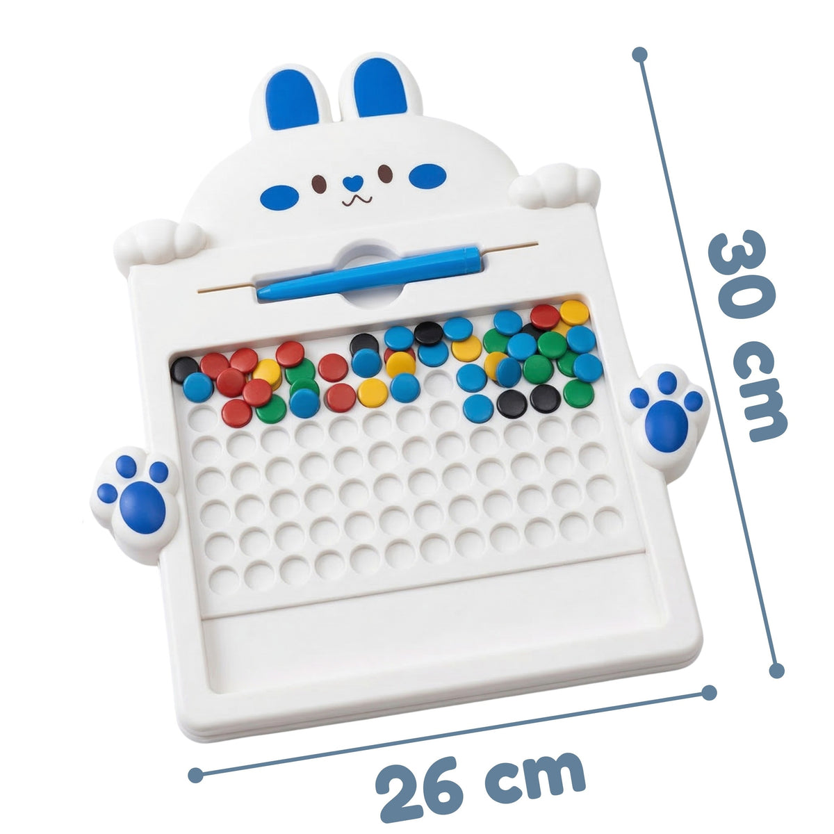 WOOPIE MagPad Magnetinė Lenta Triušis Montessori vaikams