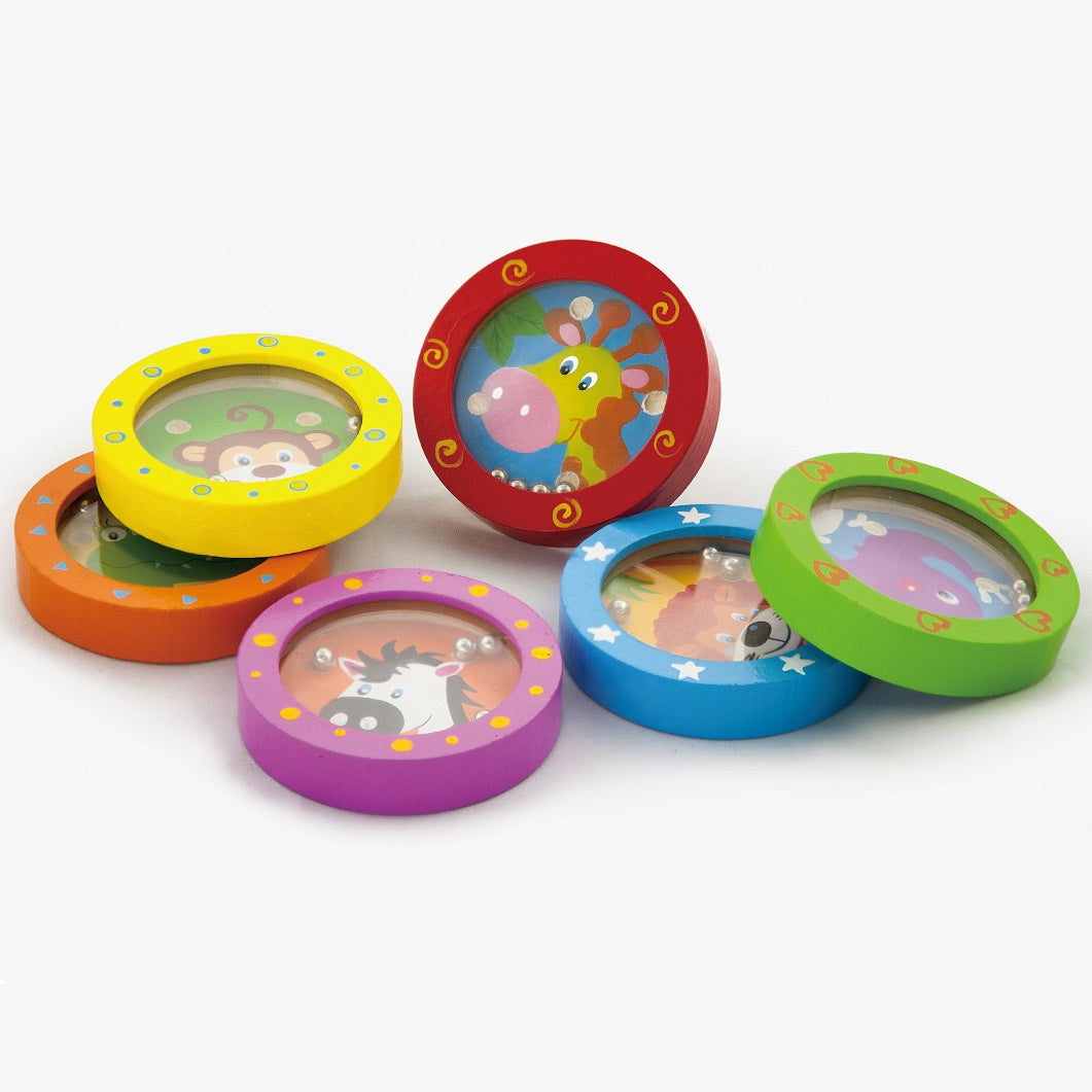 VIGA Medinis kišeninis labirintas su gyvūnėlių motyvu (1 vnt) – vaizdas 2