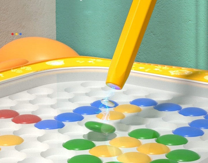 WOOPIE Magnetinė Mozaikos Lenta Montessori MagPad Dinozauras