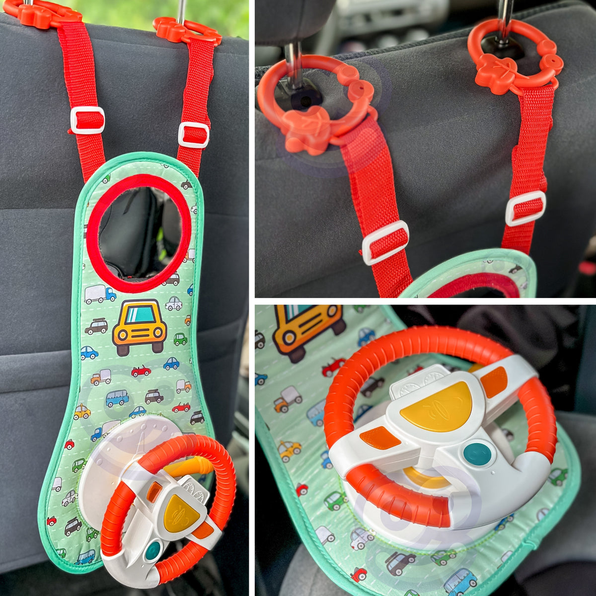 WOOPIE BABY Interaktyvus Vairas Mažajam Vairuotojui į Automobilį