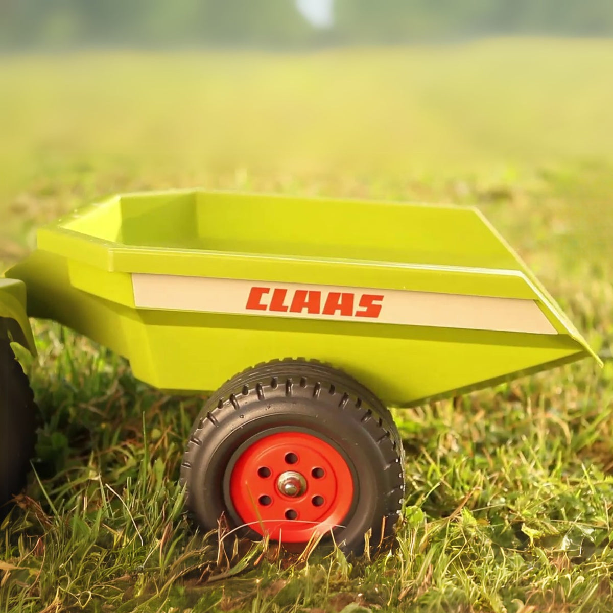 FALK Baby Claas Axos 310 Žalias Minitraktoris su Priekaba, nuo 1 m.