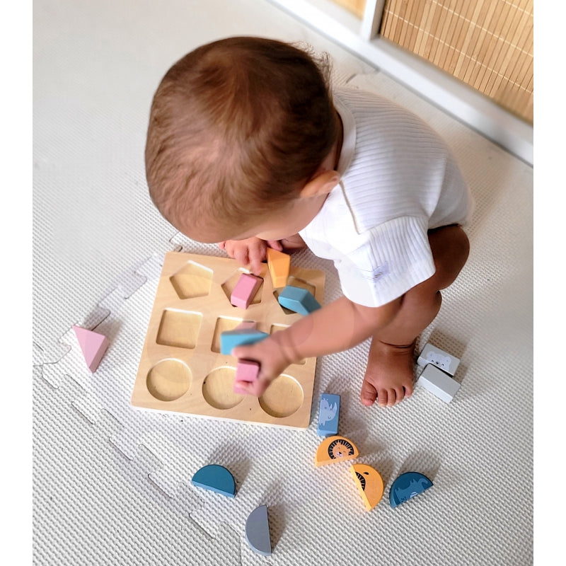 Viga medinės dėlionės kaladėlės - Gyvūnai - PolarB