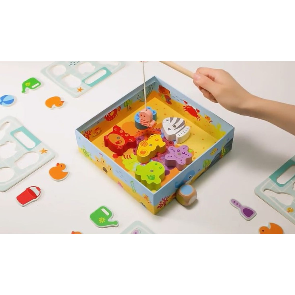 TOOKY TOY Žvejybos žaidimas – magnetinis vandenyno nuotykis