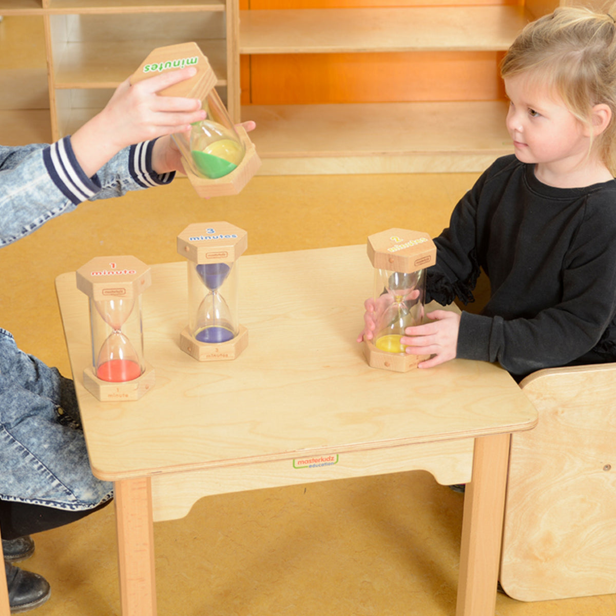 MASTERKIDZ Smėlio Laikrodžių Rinkinys Laiko Pažinimui