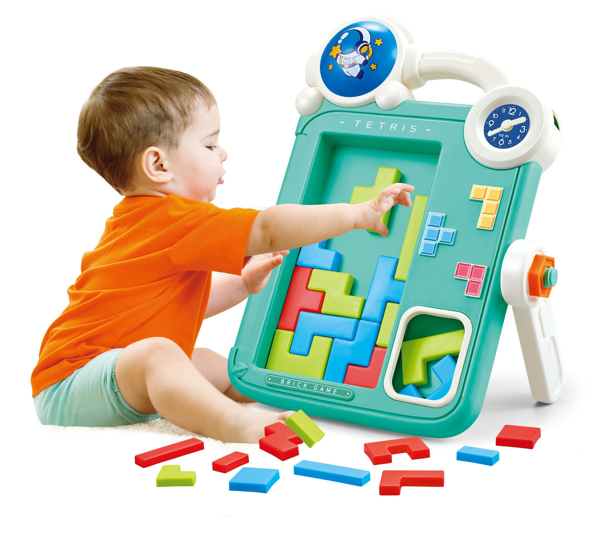 WOOPIE 2 viename Piešimo Lenta ir Tetris Žaidimas Vaikams