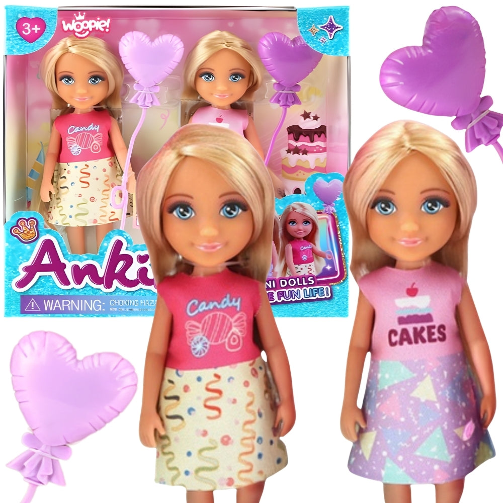 WOOPIE ROYAL Gimtadienio rinkinys su dviem lėlytėmis – Candy ir Cakes – pagrindinis vaizdas