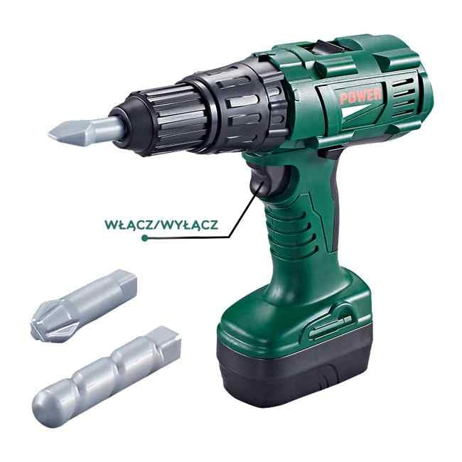 WOOPIE Didelė įrankių dėžė vaikams – spalvoti įrankiai ir dalys – vaizdas 4