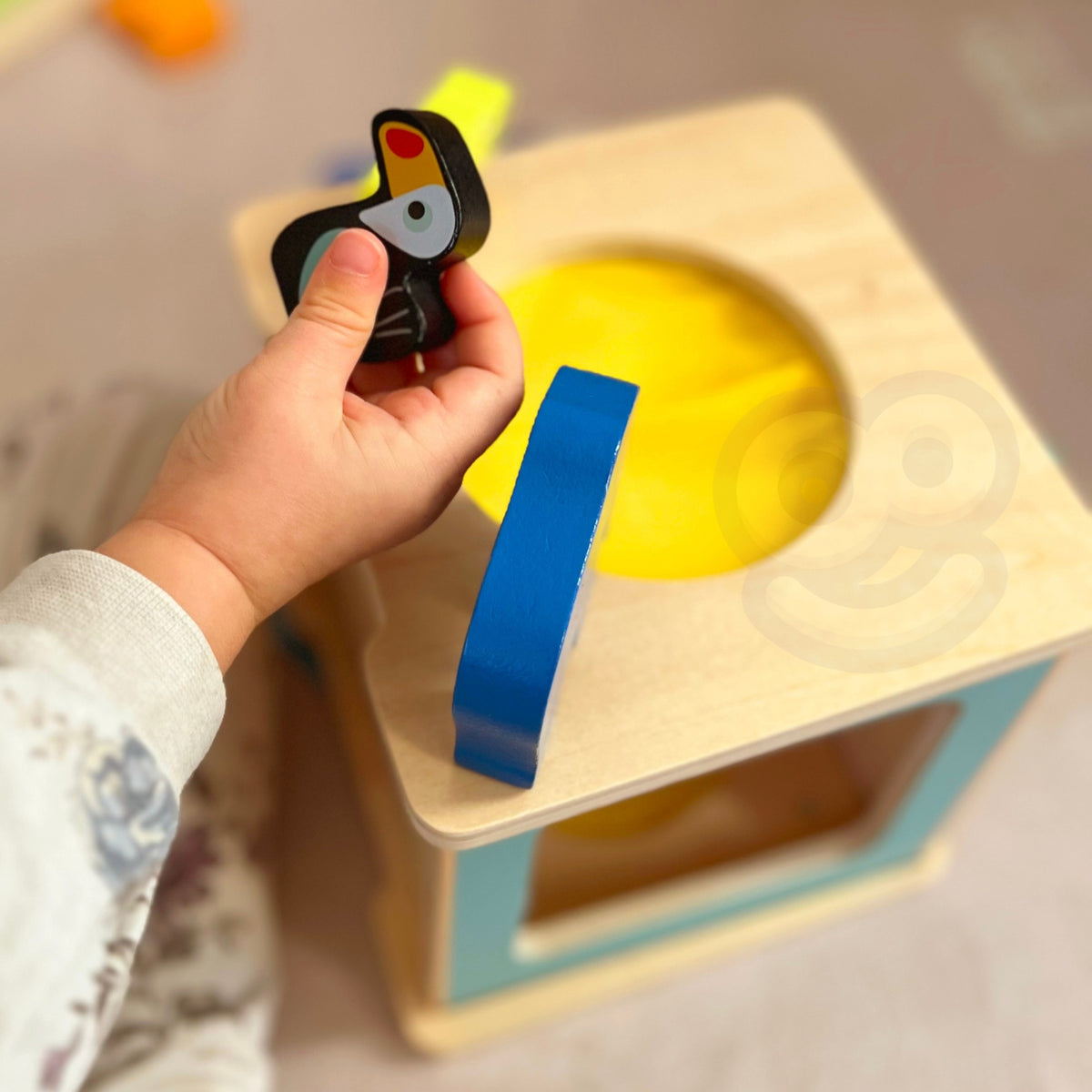 WOOPIE GREEN Montessori Lavinamoji Dėžutė 7in1 Vaikams 31-36 Mėn. FSC
