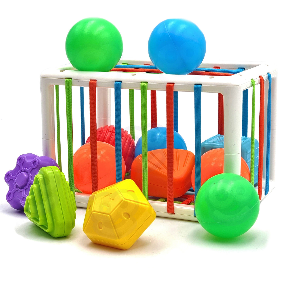 WOOPIE BABY Lankstus Sensorinis Kubas Rūšiuoklė, Spalvotos Formos 13 d.