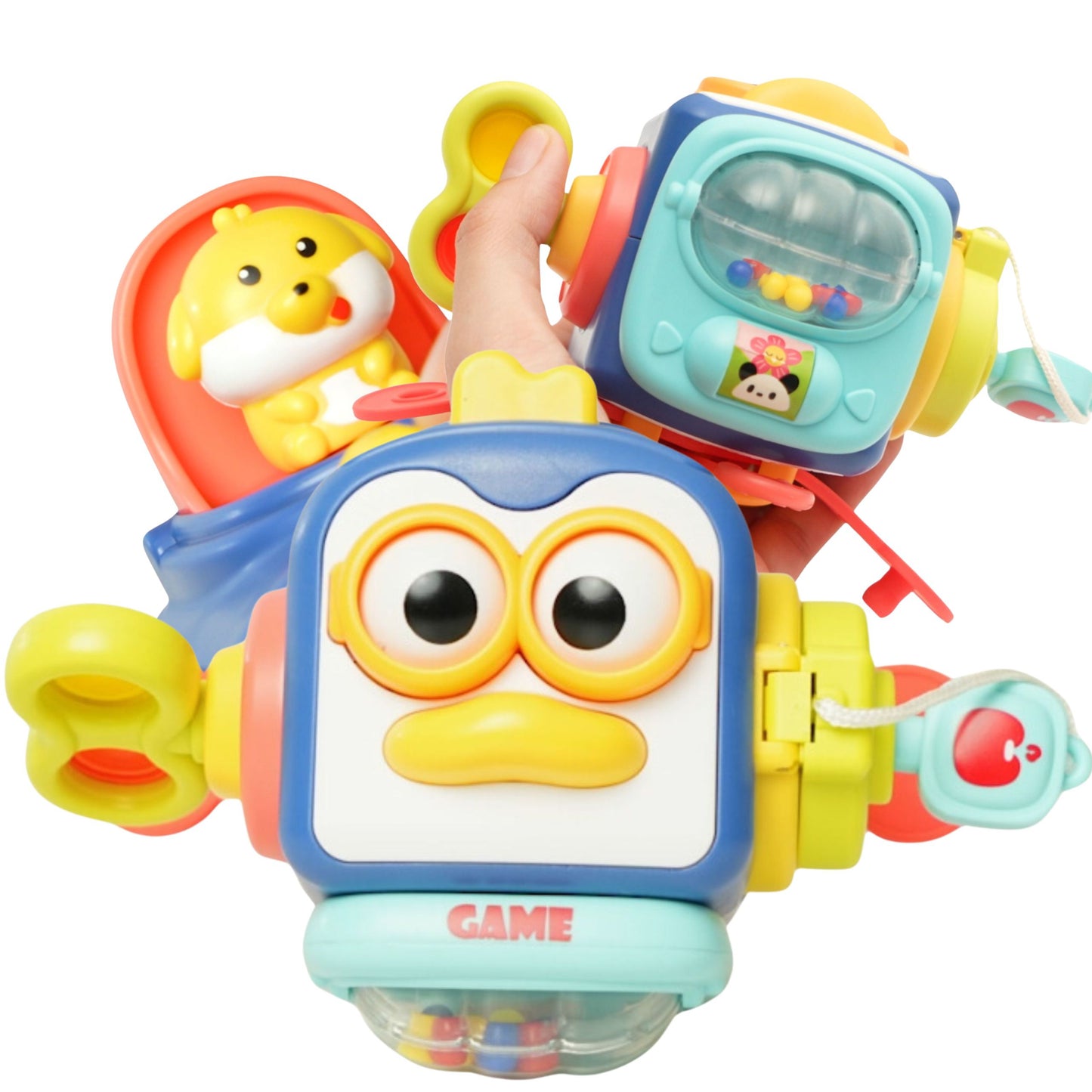 WOOPIE Sensorinis žaislas Montessori Pingvinas 6in1 – pagrindinis vaizdas