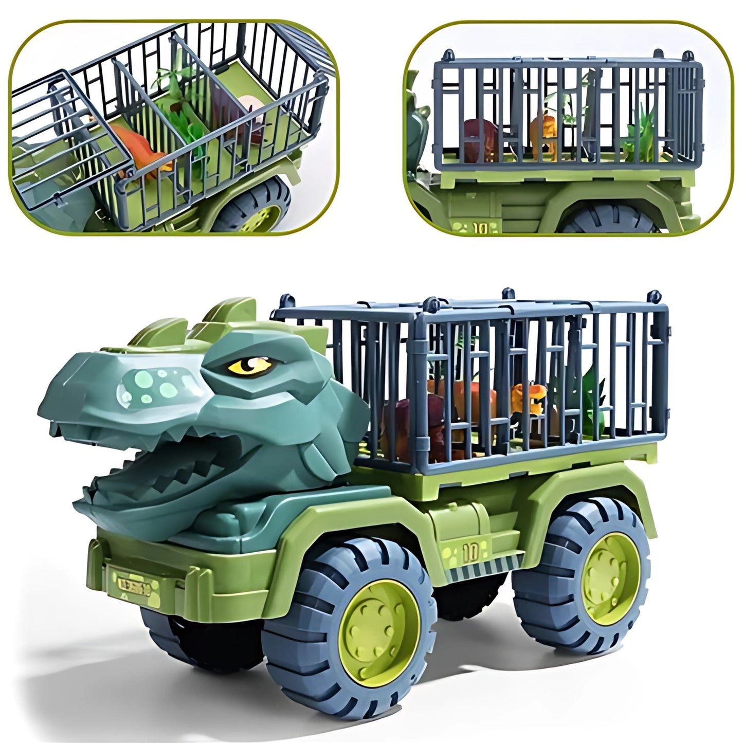 WOOPIE Dinozaurų transporteris su figūrėlėmis T-Rex sunkvežimis