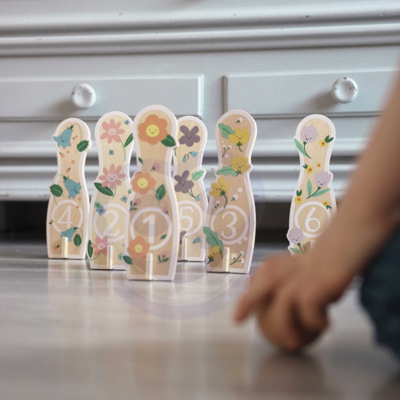 CLASSIC WORLD medinis boulingo žaidimas vaikams 6 vnt + Kamuolys – vaizdas 3