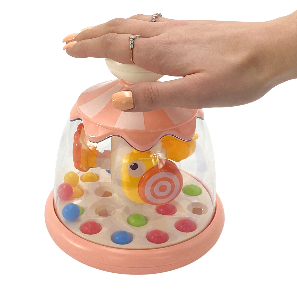 WOOPIE BABY spalvotas gyvūnėlių žaislas su kamuoliukais