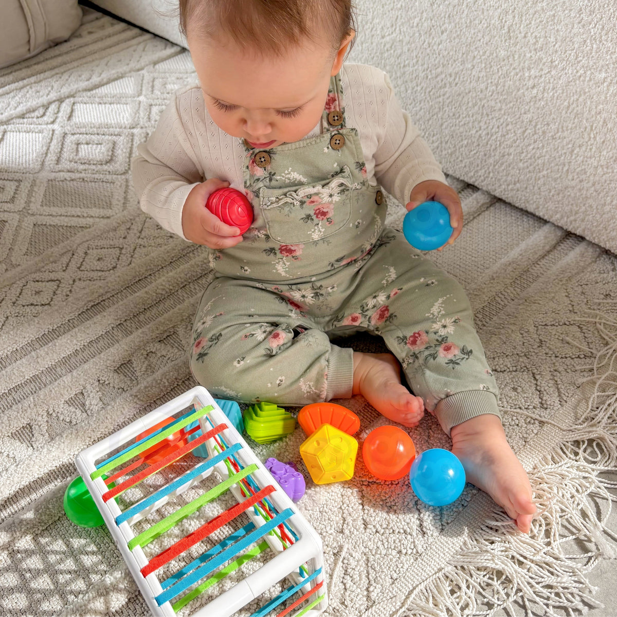 WOOPIE BABY Lankstus Sensorinis Kubas Rūšiuoklė, Spalvotos Formos 13 d.