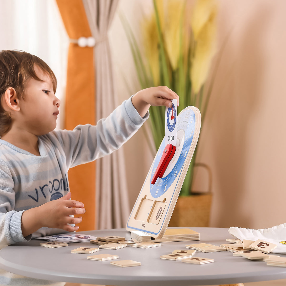 VIGA Medinis Laikrodis Laiko Mokymuisi Montessori