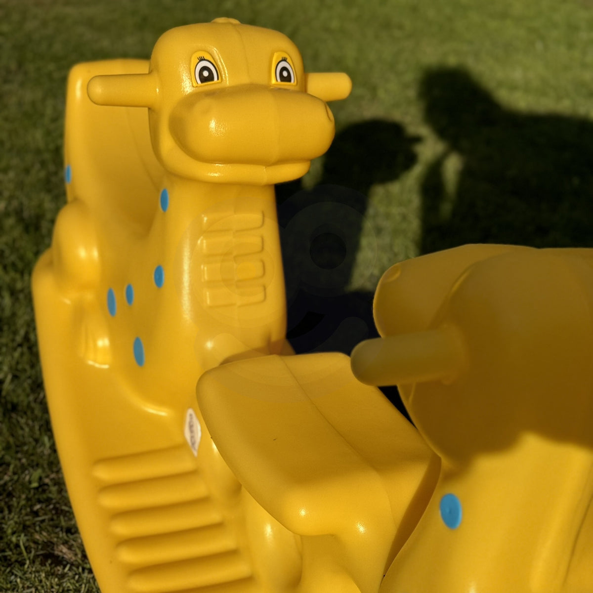 WOOPIE Dino Sūpynės-Suoliukas Keliems Vaikams, Geltonos