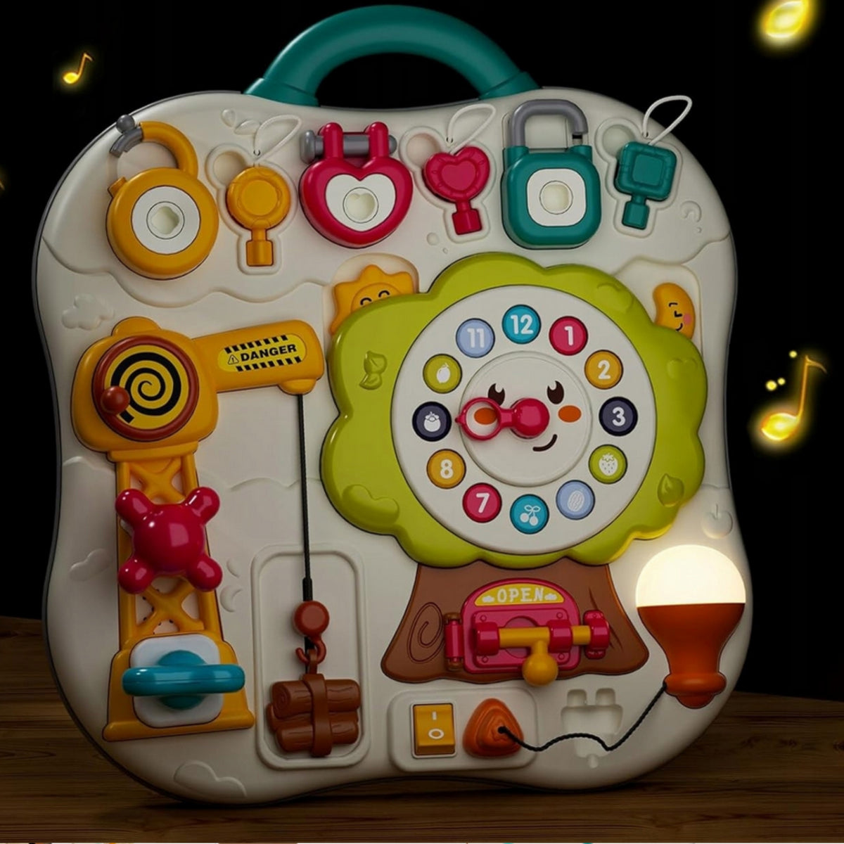 WOOPIE Baby Montessori Lavinamoji Manipuliacinė Lenta Kūdikiams 1+