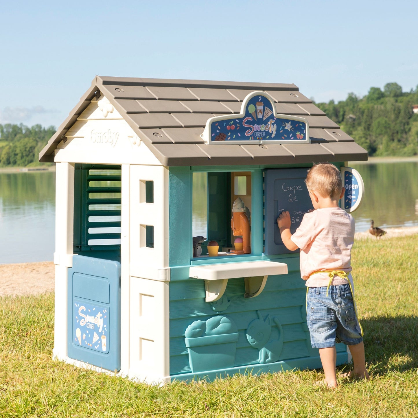 SMOBY Garden House Sweety Corner Ledainė – Žaidimų nameliai su priedais
