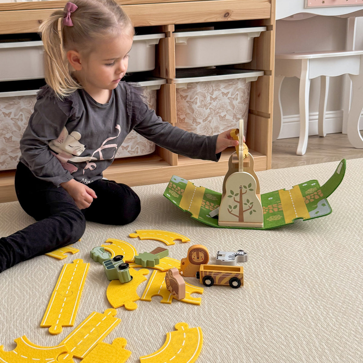 TOOKY TOY Mini Zoologijos Sodo Rinkinys Kelioninis Krepšys