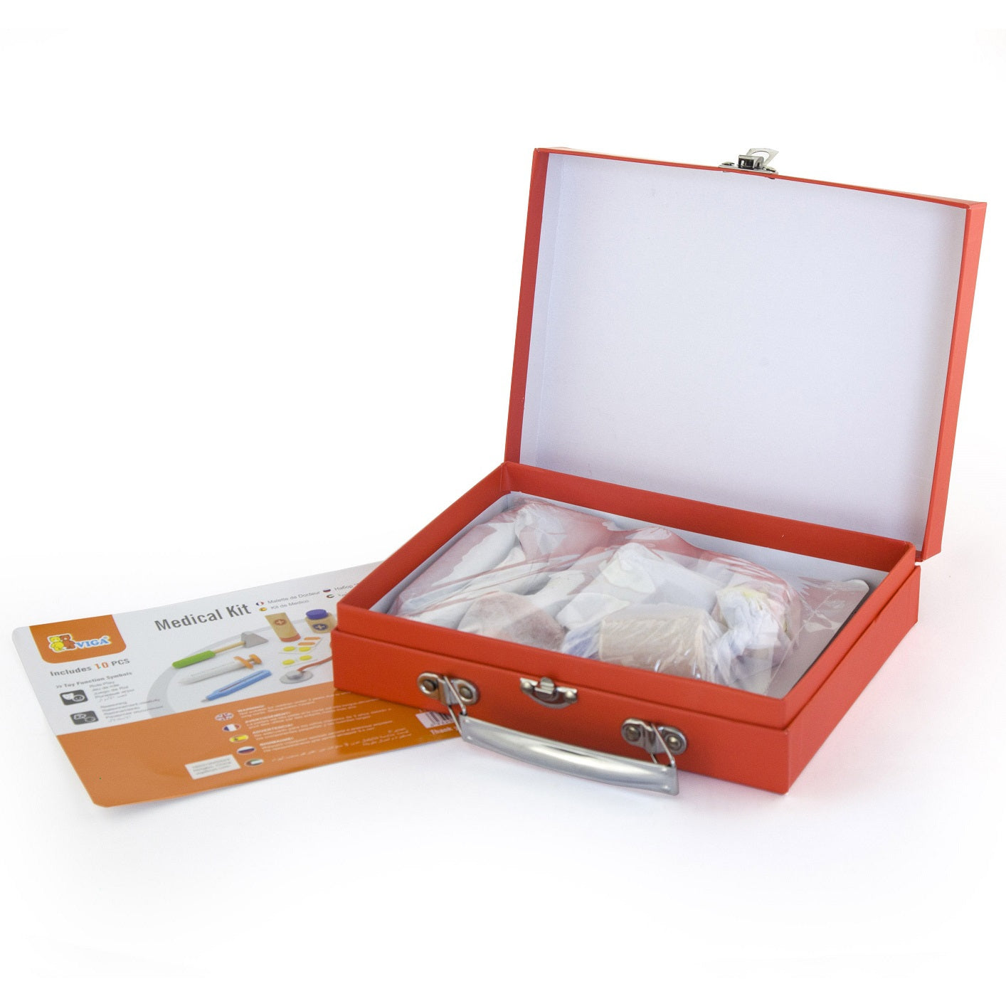 VIGA Medinis mažojo gydytojo rinkinys lagamine – vaizdas 3