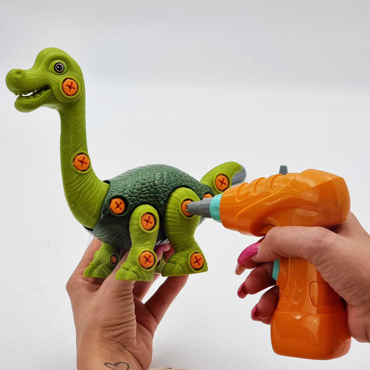 WOOPIE Dinozauras Brachiozauras Surenkamas Konstruktorius su Gręžtuvu 31 vnt.