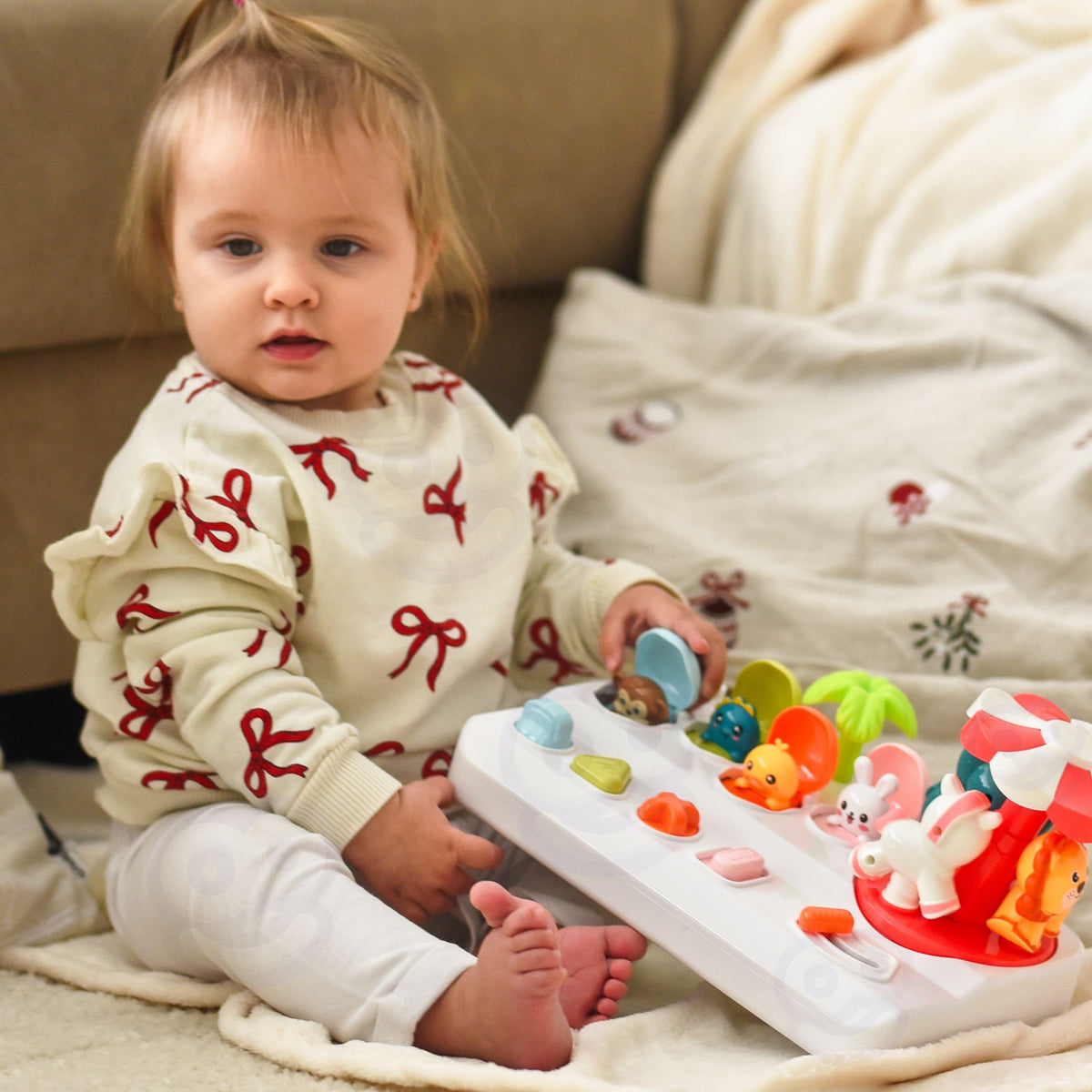 WOOPIE BABY Interaktyvi Karuselė su Gyvūnėliais