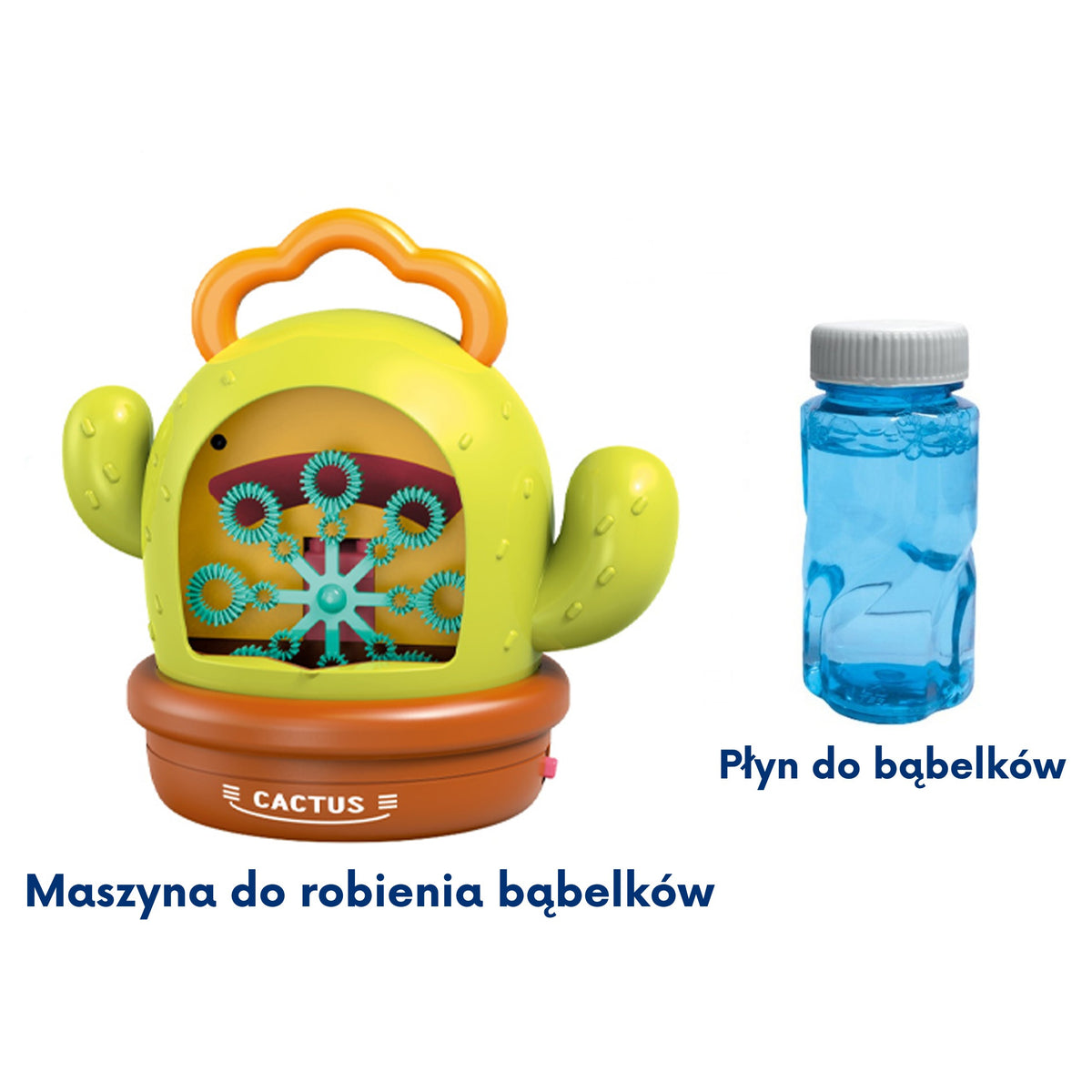 WOOPIE Kaktusas Muilo Burbulų Mašina su Muzika ir Šviesa
