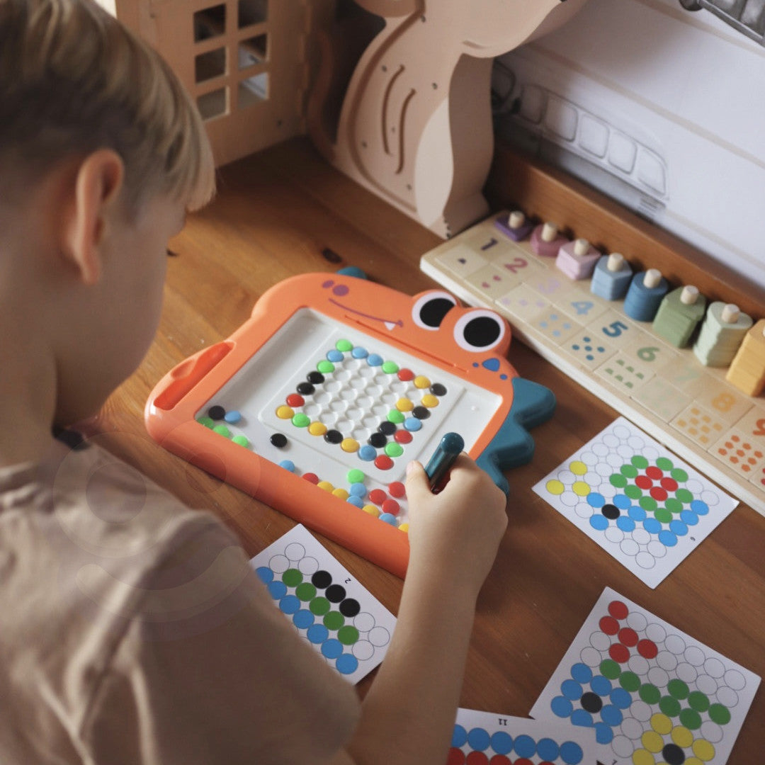 WOOPIE MagPad Magnetinė Lenta Vaikams Montessori Mozaika