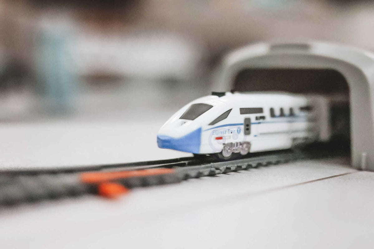 WOOPIE Elektrinis Traukinys Pendolino su Tuneliu ir Tiltu 914 cm