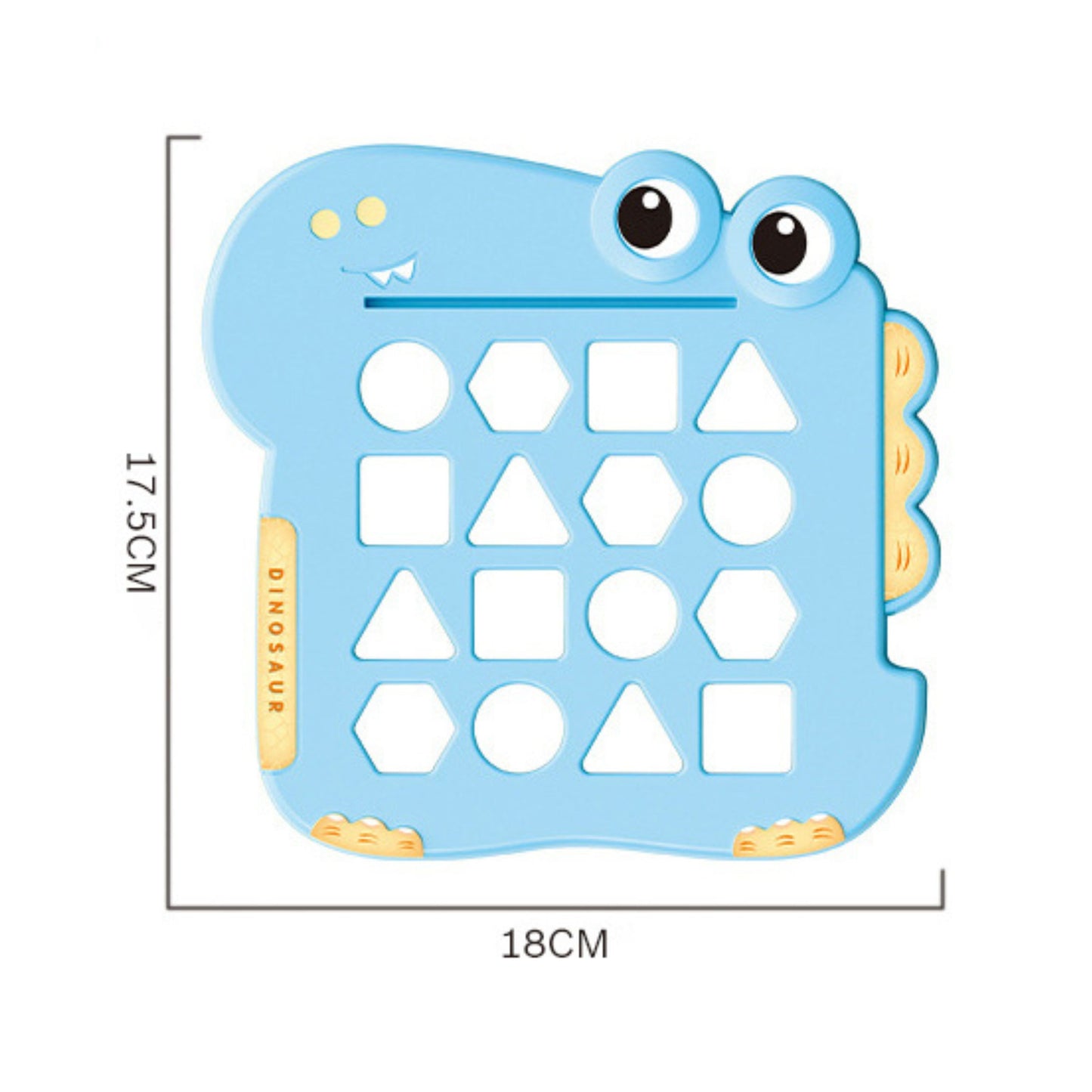WOOPIE Montessori Dinozaurų Dėlionė – formų ir spalvų žaidimas vaikams