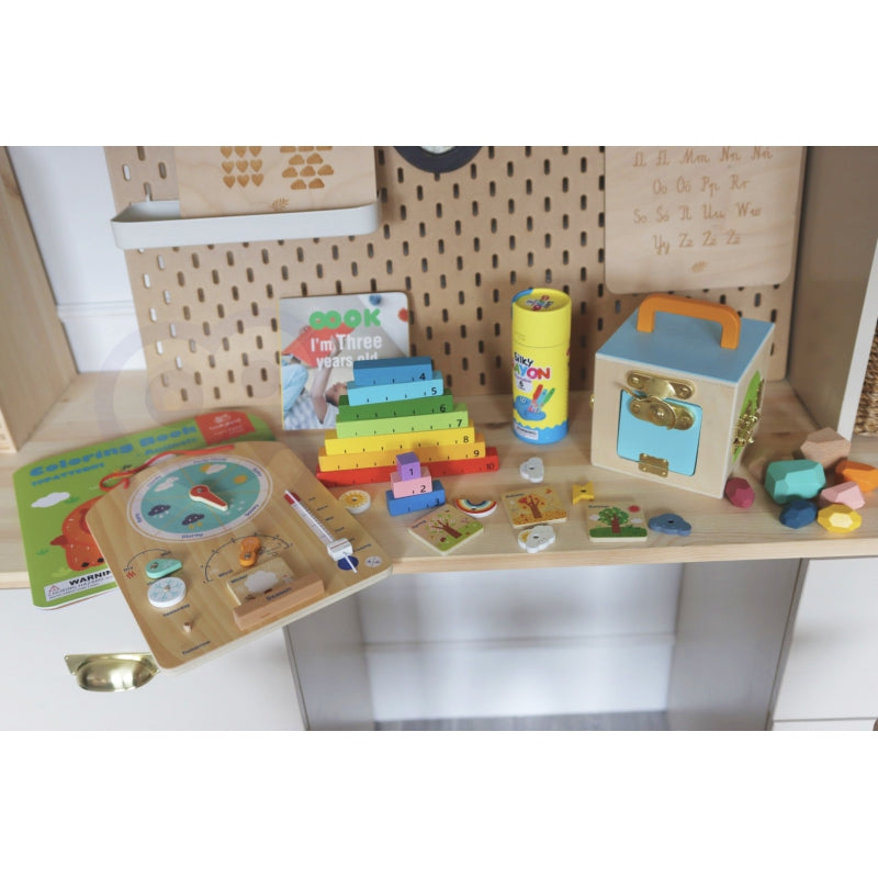 Tooky Toy mokomoji Montessori dėlionė dėlionė „Abacus“