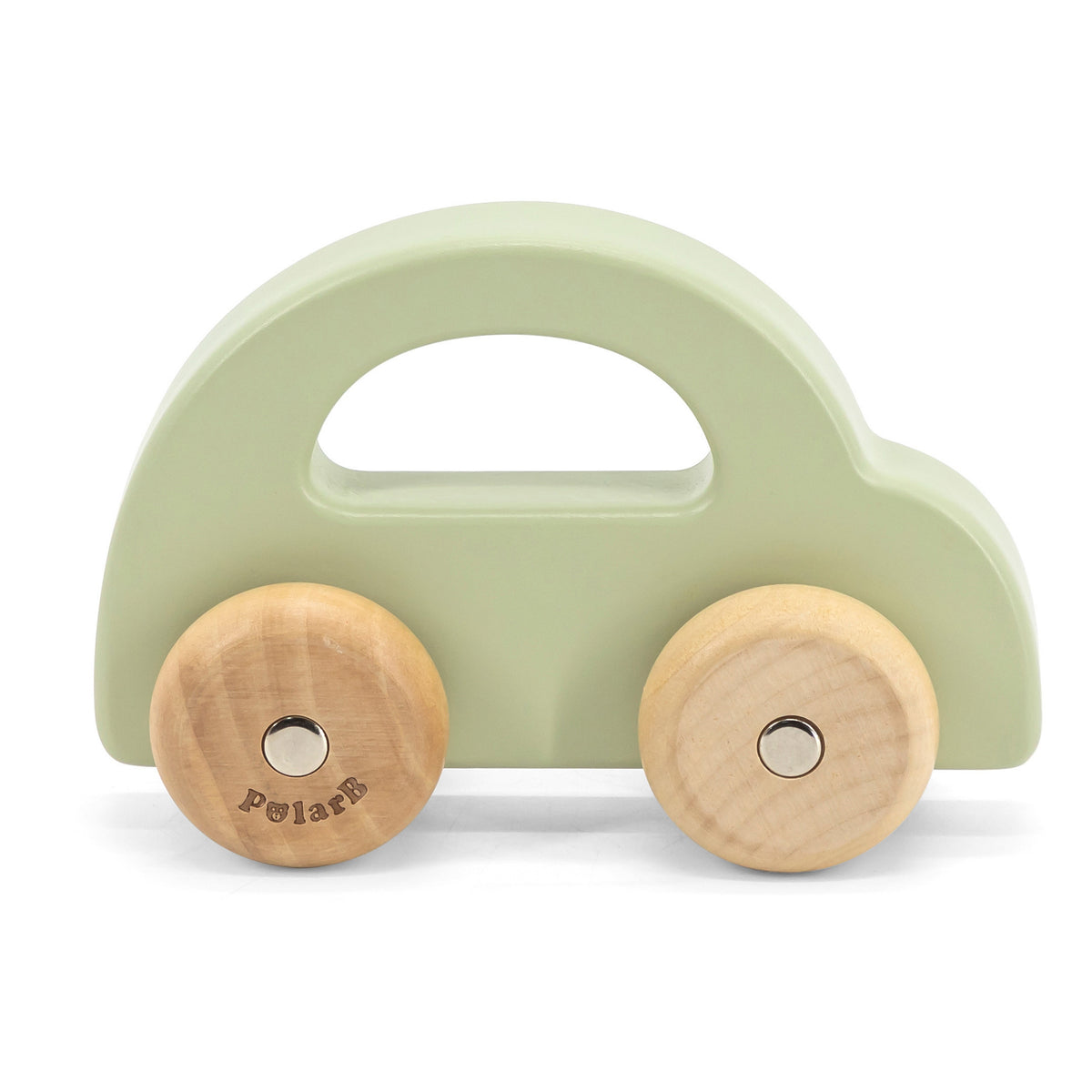 VIGA PolarB medinis stumdomas automobilis, žalias