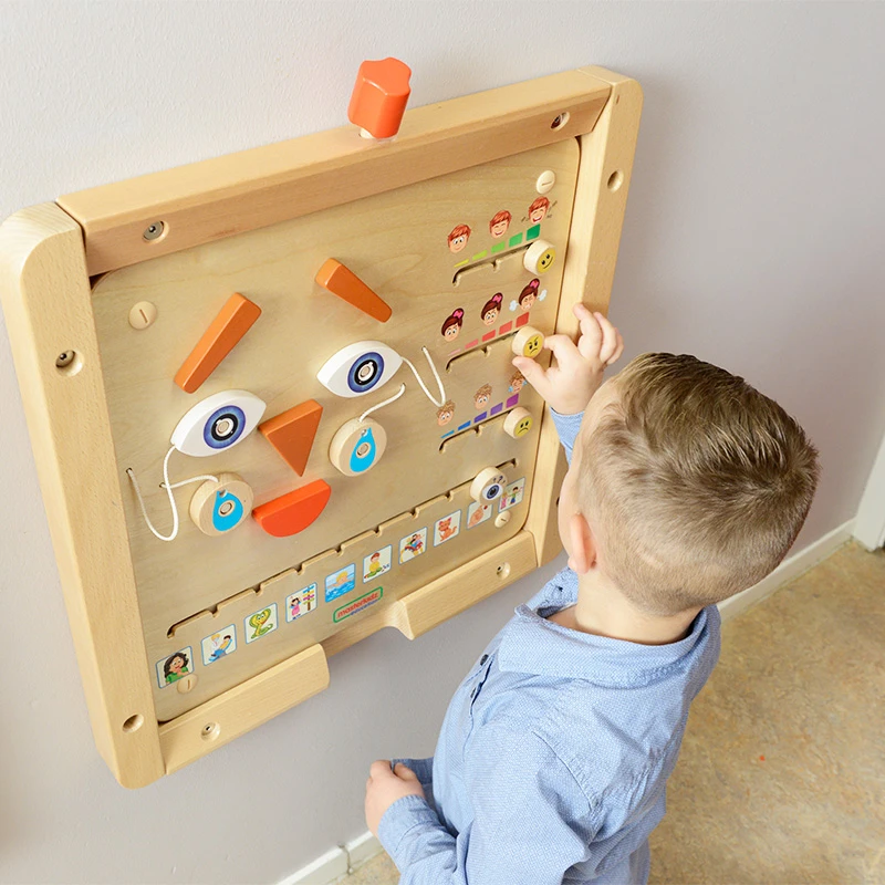 MASTERKIDZ Montessori Emocinė Lavinamoji Lenta Kaip Tu Jautiesi
