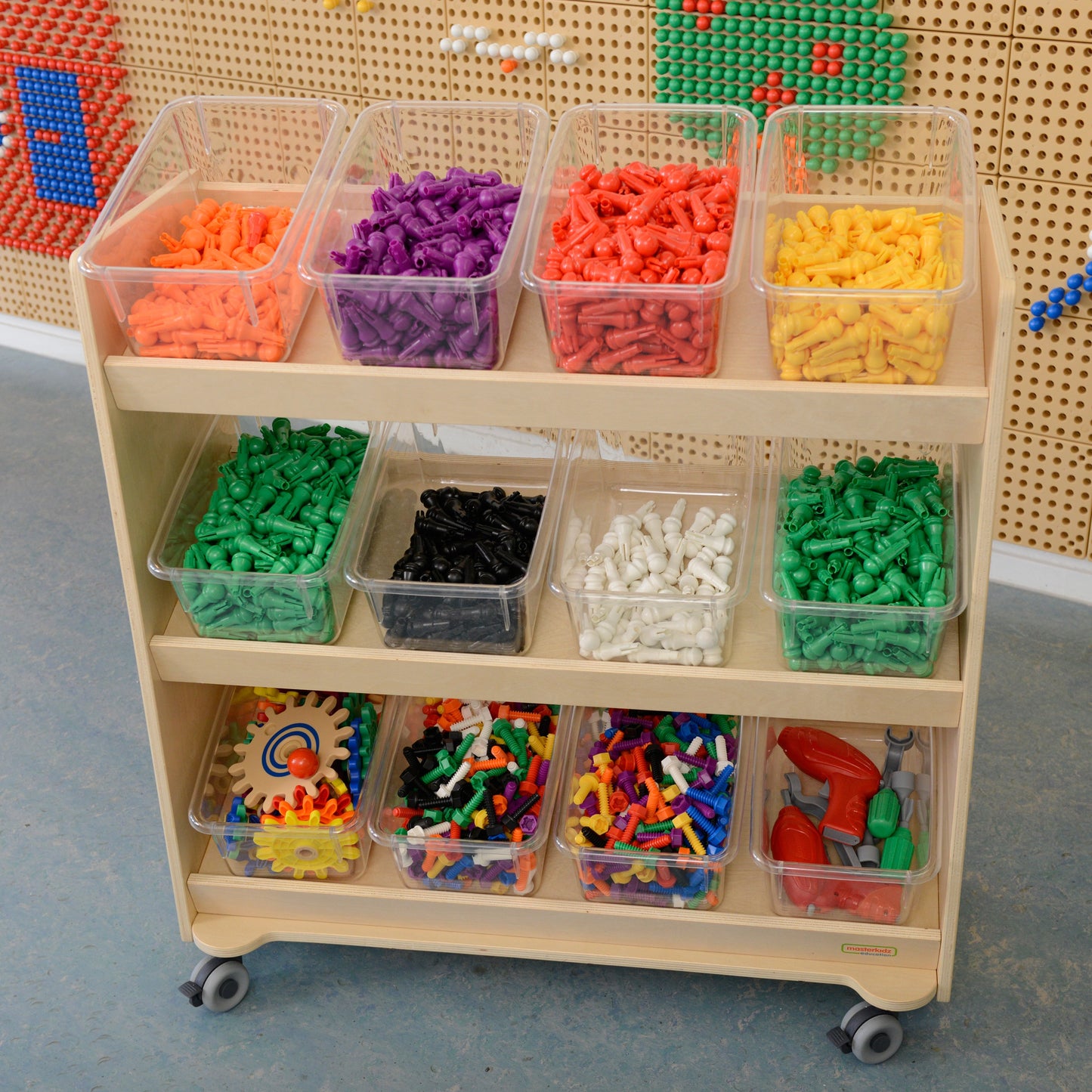 MASTERKIDZ Akryliniai laikikliai STEM lentai 6 vnt. rinkinys