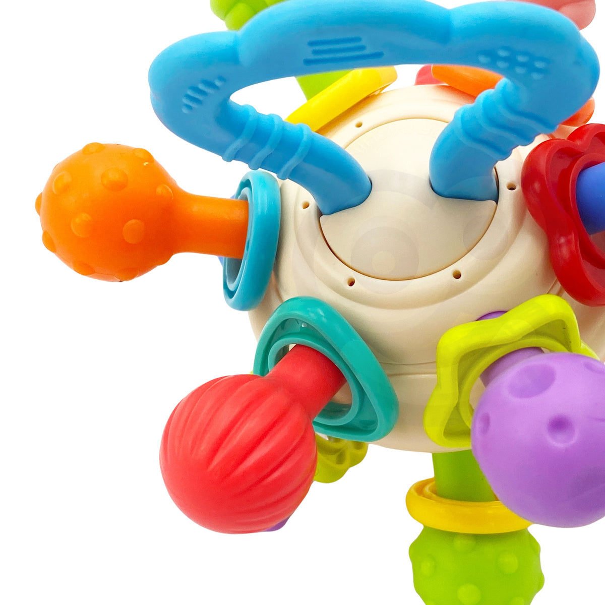 WOOPIE BABY minkštas barškutis-kramtukas 2in1 kūdikiams 0m+
