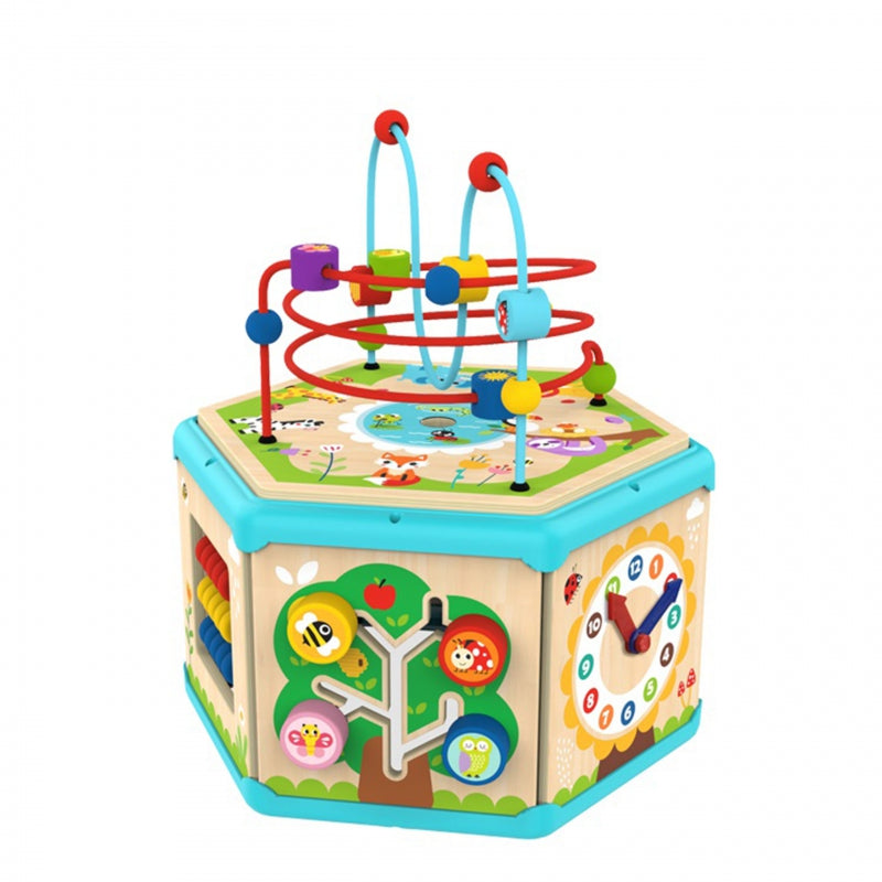 TOOKY TOY Interaktyvi Montessori medinė dėlionė