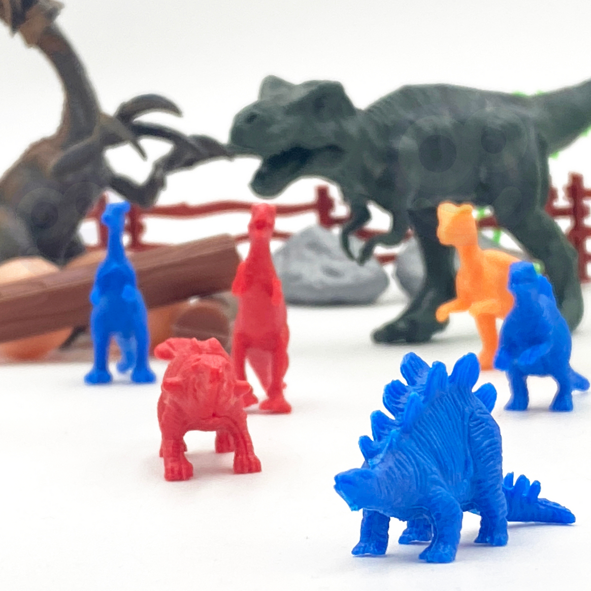 WOOPIE Dinozaurų Figūrėlių Rinkinys 40 vnt. Vaikams