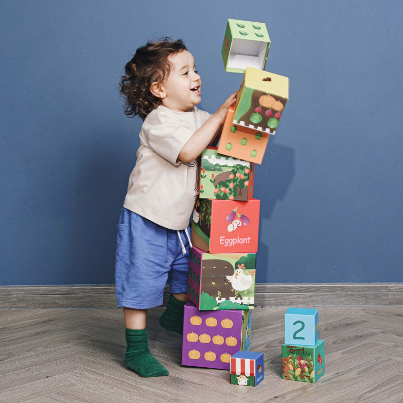 CLASSIC WORLD galvosūkis, Piramidės kaladėlės 10 vnt – vaizdas 4