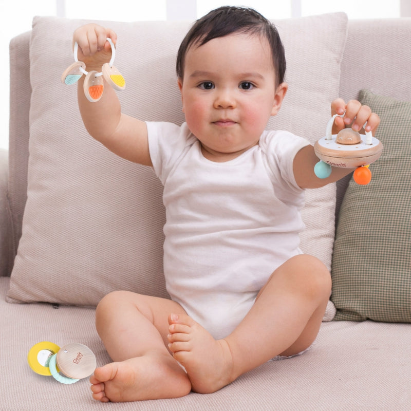 CLASSIC WORLD Medinis barškutis NSO erdvėlaivis – vaizdas 2