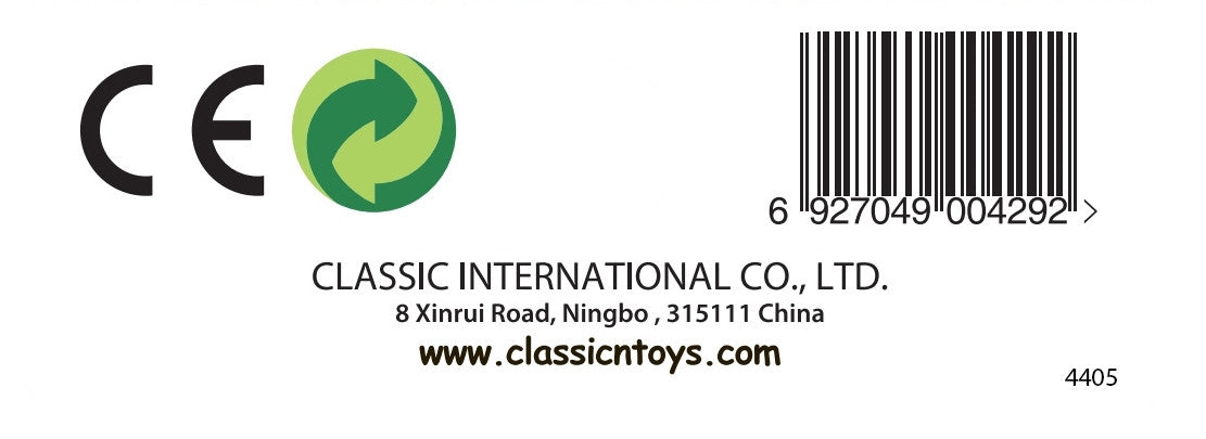 CLASSIC WORLD Medinė Raidė C Vaikams su Gyvūnų Motyvais