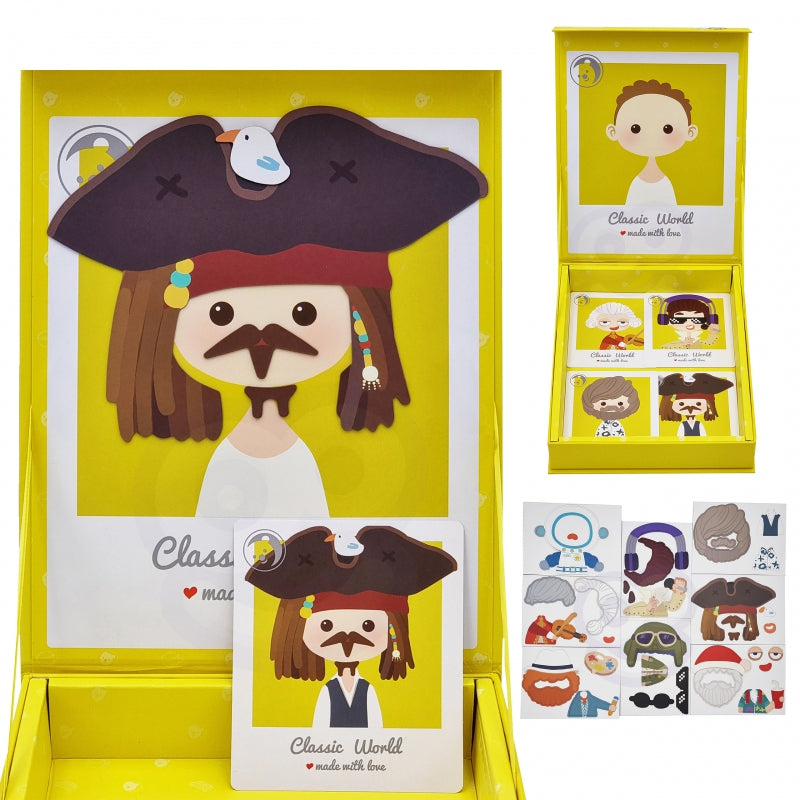 CLASSIC WORLD Magnetinis galvosūkis Fashion Photos Boys 32 vnt – pagrindinis vaizdas