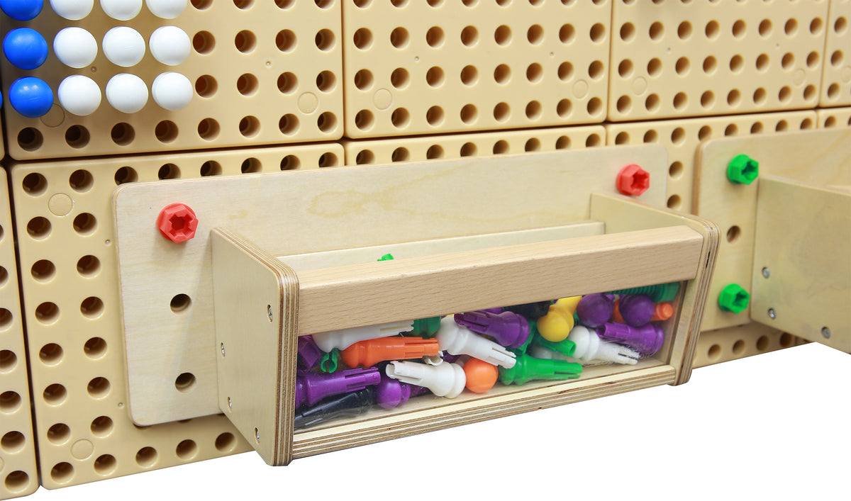 MASTERKIDZ talpykla su permatoma sienele STEM lentai