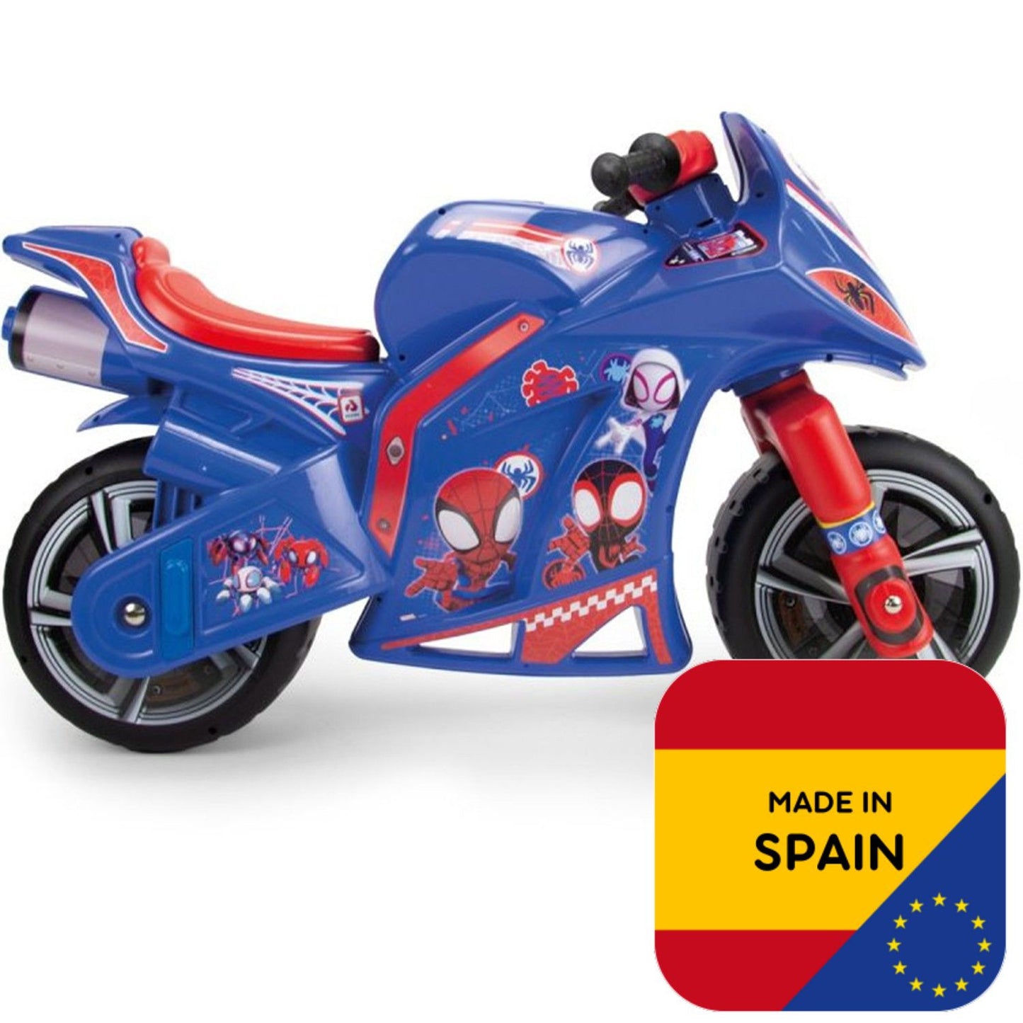 INJUSA Spider-Man Motociklas Stumdukas vaikams nuo 3 metų