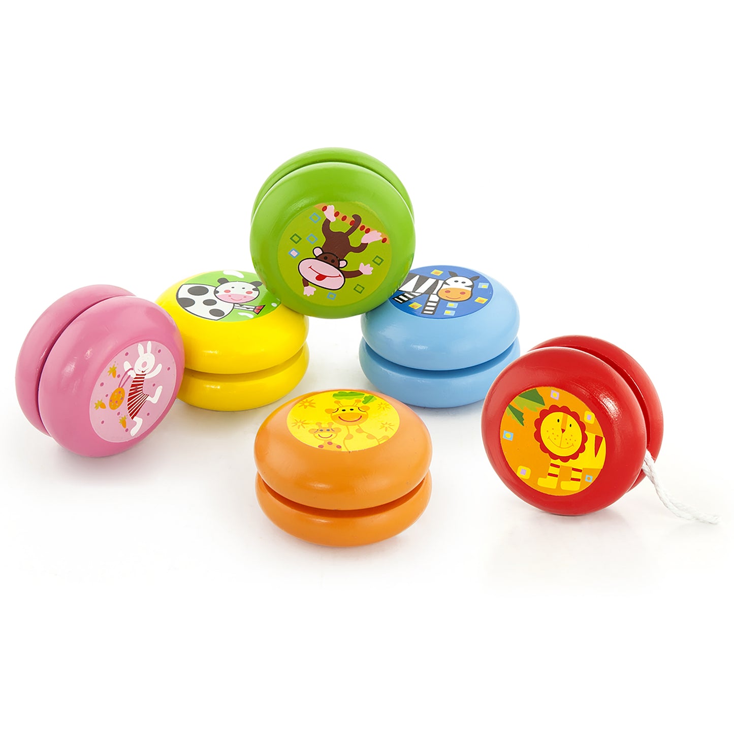 VIGA medinis Jojo su gyvūnų motyvais, skirtas motorikai lavinti – vaizdas 5