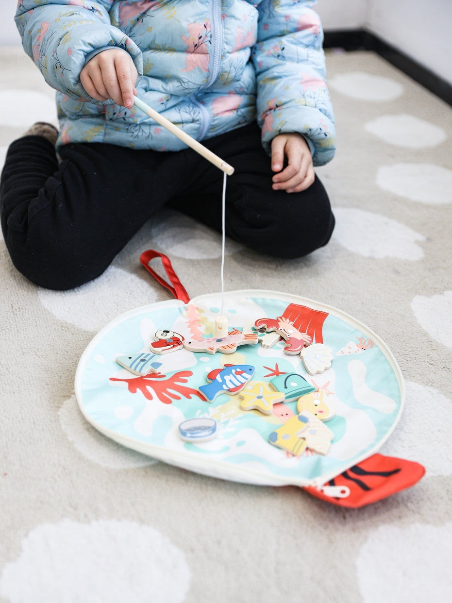 CLASSIC WORLD Edukacinis magnetinės žvejybos žaidimas su kortelėmis skaičiuoti, 35 vnt – vaizdas 2