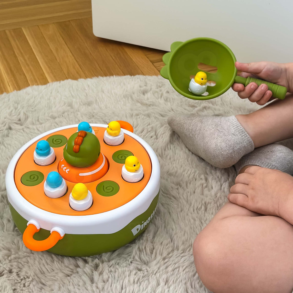WOOPIE Dinozaurų Gaudymo Žaidimas 4in1 su Katapulta