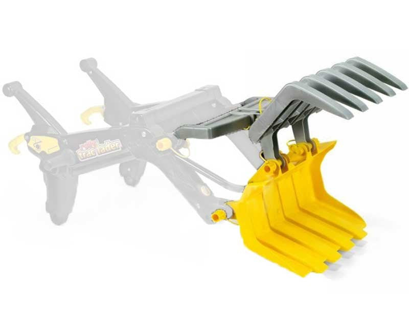 Rolly Toys Traktoriaus Kaušas Griebtuvas Medžiams ir Šienui Krauti