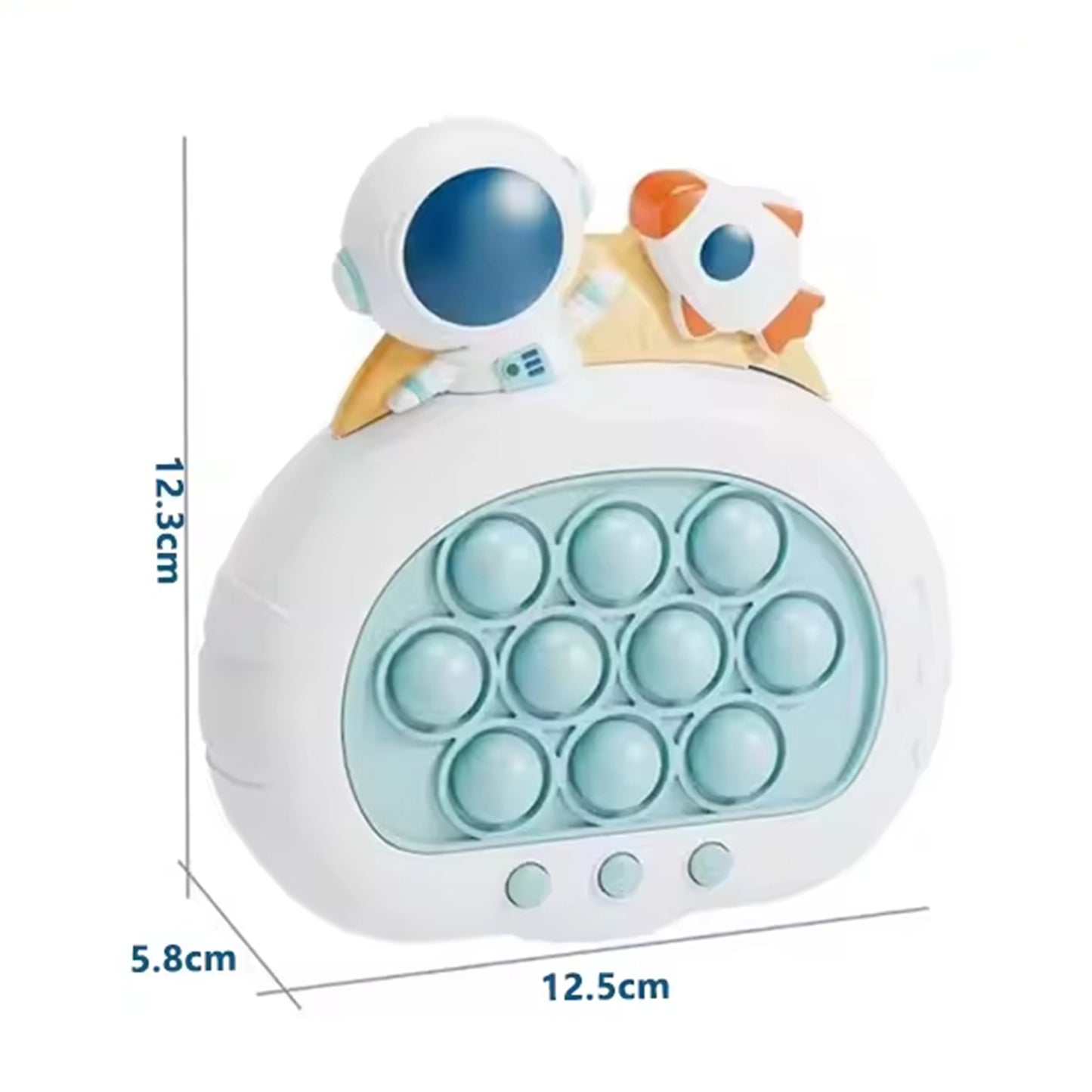 WOOPIE Elektrinis Pop It žaidimas „Kosmosas“ (Antistresinis, lavinantis vikrumą) – vaizdas 3