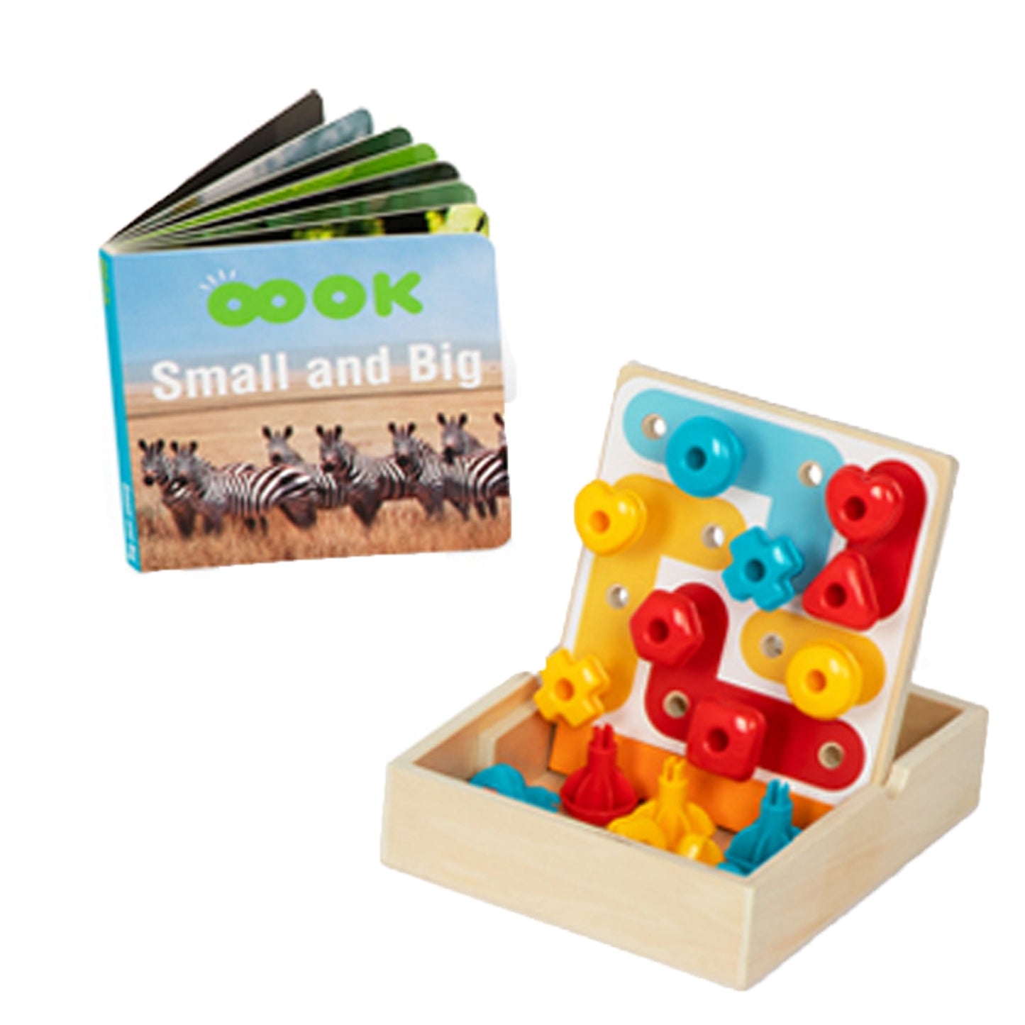 TOOKY TOY XXL Montessori edukacinis sensorinis rinkinys iš arčiau – vaizdas 6